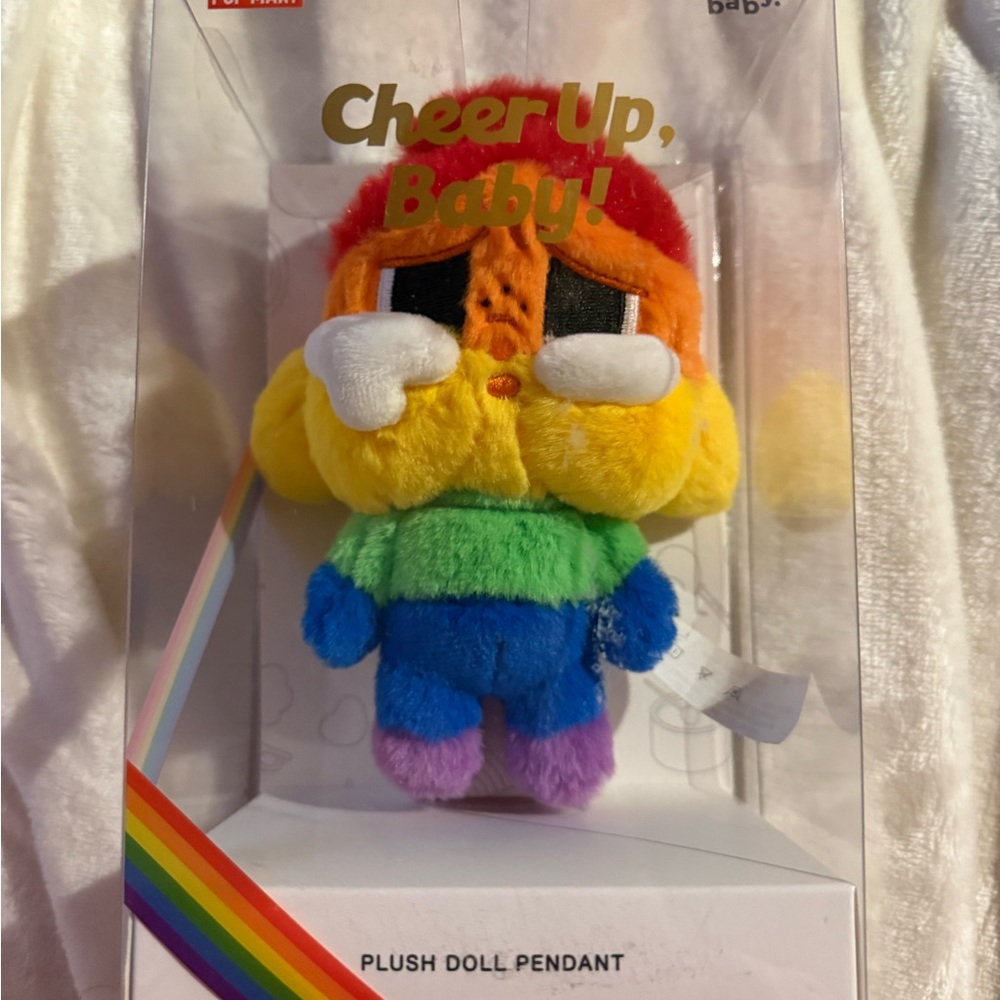 Pop Mart Crybaby Rainbow Pendant Brand New In Box Colorful